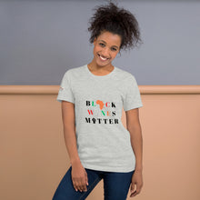 Load image into Gallery viewer, Black Wines Matter Unisex Tshirt (colorful)
