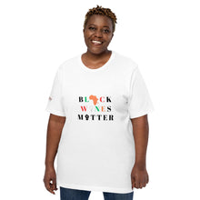 Load image into Gallery viewer, Black Wines Matter Unisex Tshirt (colorful)
